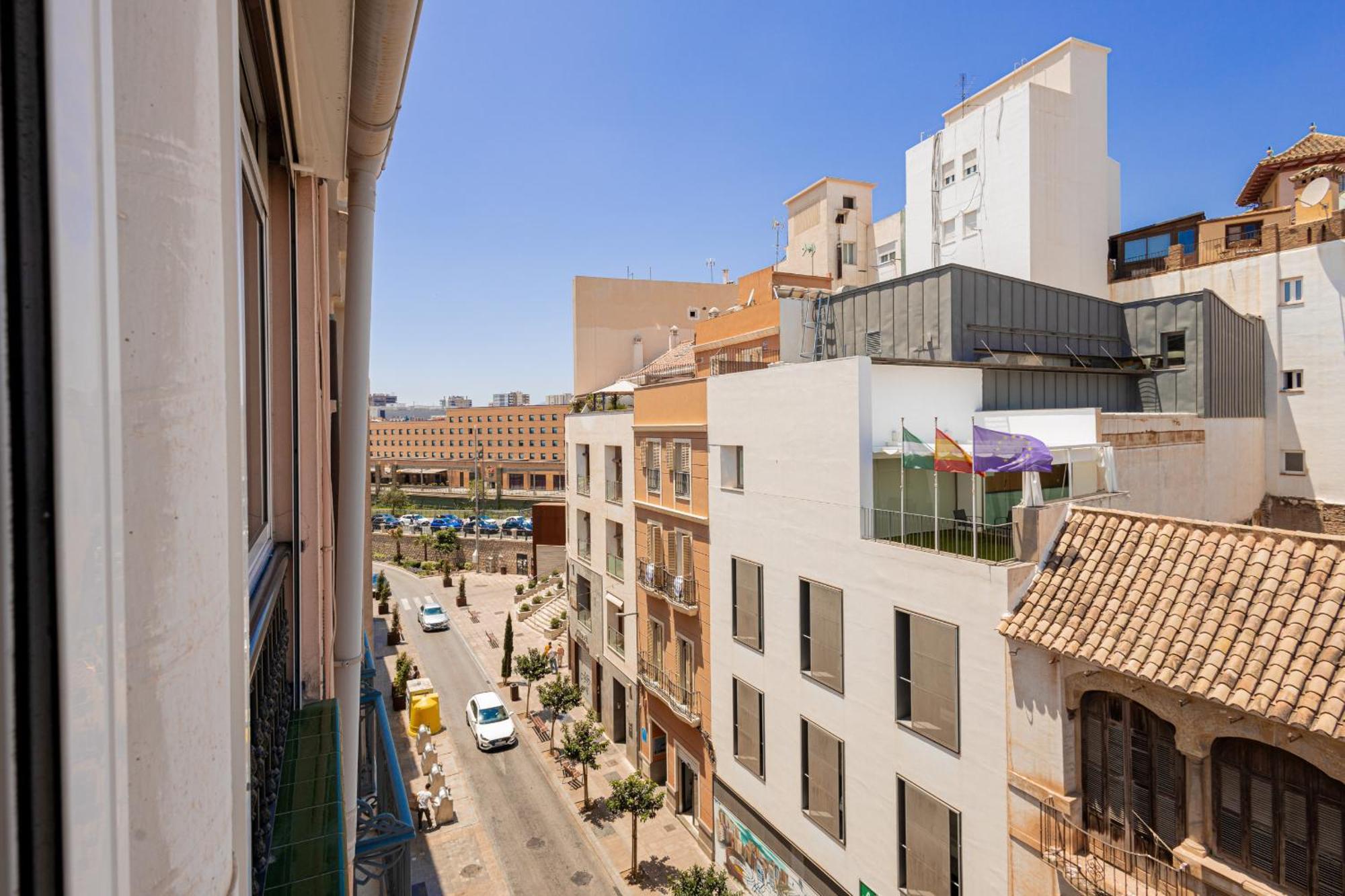 C103 - Sunny Terrace, Old Town Views Apartment Málaga Exterior foto